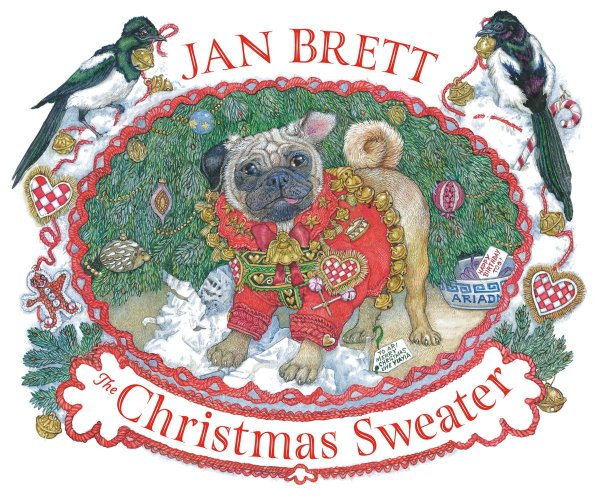 The Christmas Sweater by Jan Brett Book Cover
