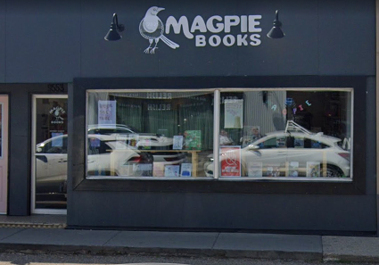 Image showing the outside curb of Magpie Books